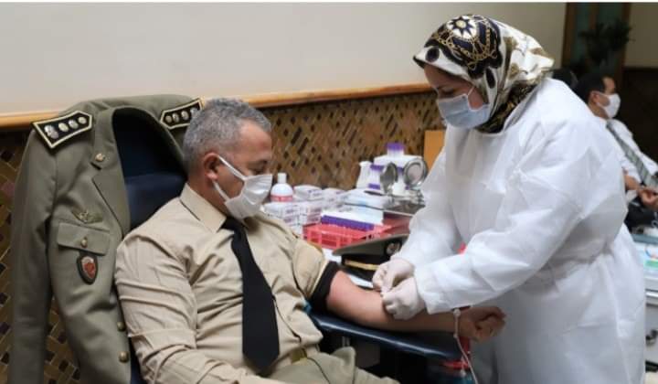 حملة للتبرع بالدم في صفوف موظفي وزارة الداخلية