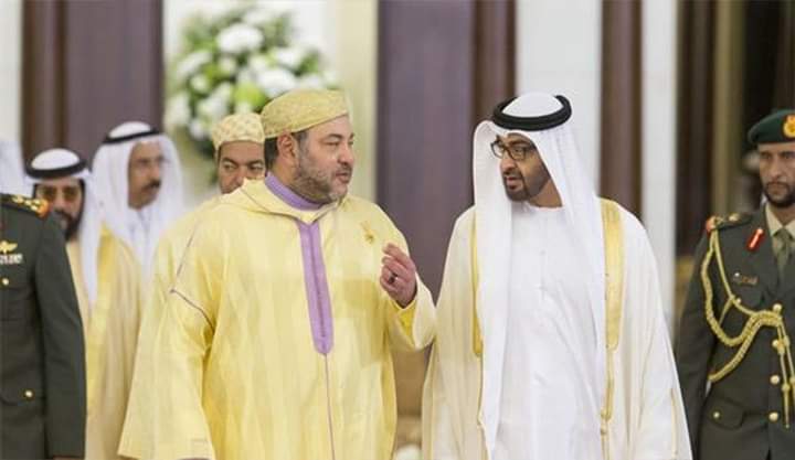 الشيخ محمد بن زايد آل نهيان ولي عهد أبو ظبي ونائب القائد الاعلى للقوات المسلحة الاماراتية يحل بالمغرب