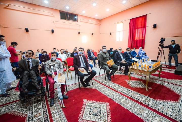 حفل افتتاح الأيام الصحية لجمعية شمس لذوي الإعاقة ببوجدور