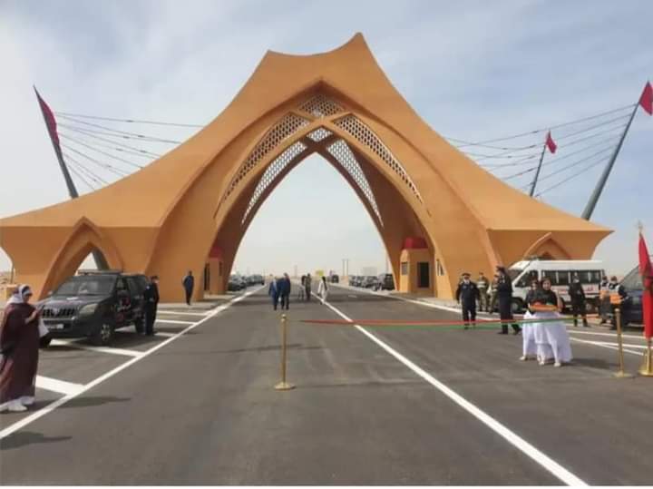 الإفتتاح الرسمي للمدخل الجنوبي لمدينة العيون