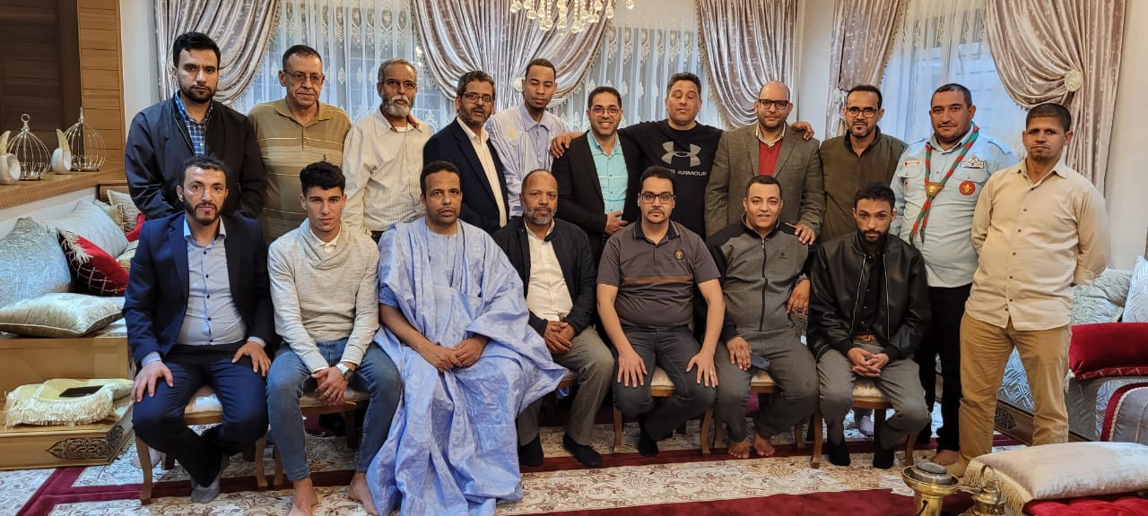 اجتماع تنسيقي تحت اشراف القائد العام للرابطة الكشفية المغربية القائد صلاح الدين مبروم بمنزل مولود اجف