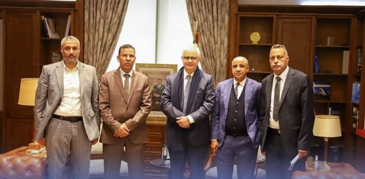 ممثلي مدينة الطنطان في لقاء بمدينة الرباط بوزير التجهيز والماء، من أجل الترافع عن البنيات التحتية بالمدينة وخاصة في شقها المتعلق بتأهيل الطرقات