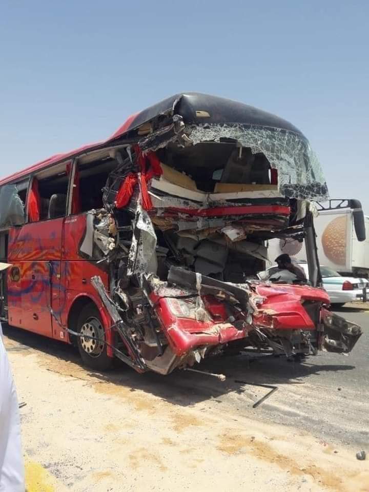 وفاة 8 أشخاص وإصابة 43 فى حادث مروع بالسعودية لمعتمرين أثناء قضاء عمرة رمضان