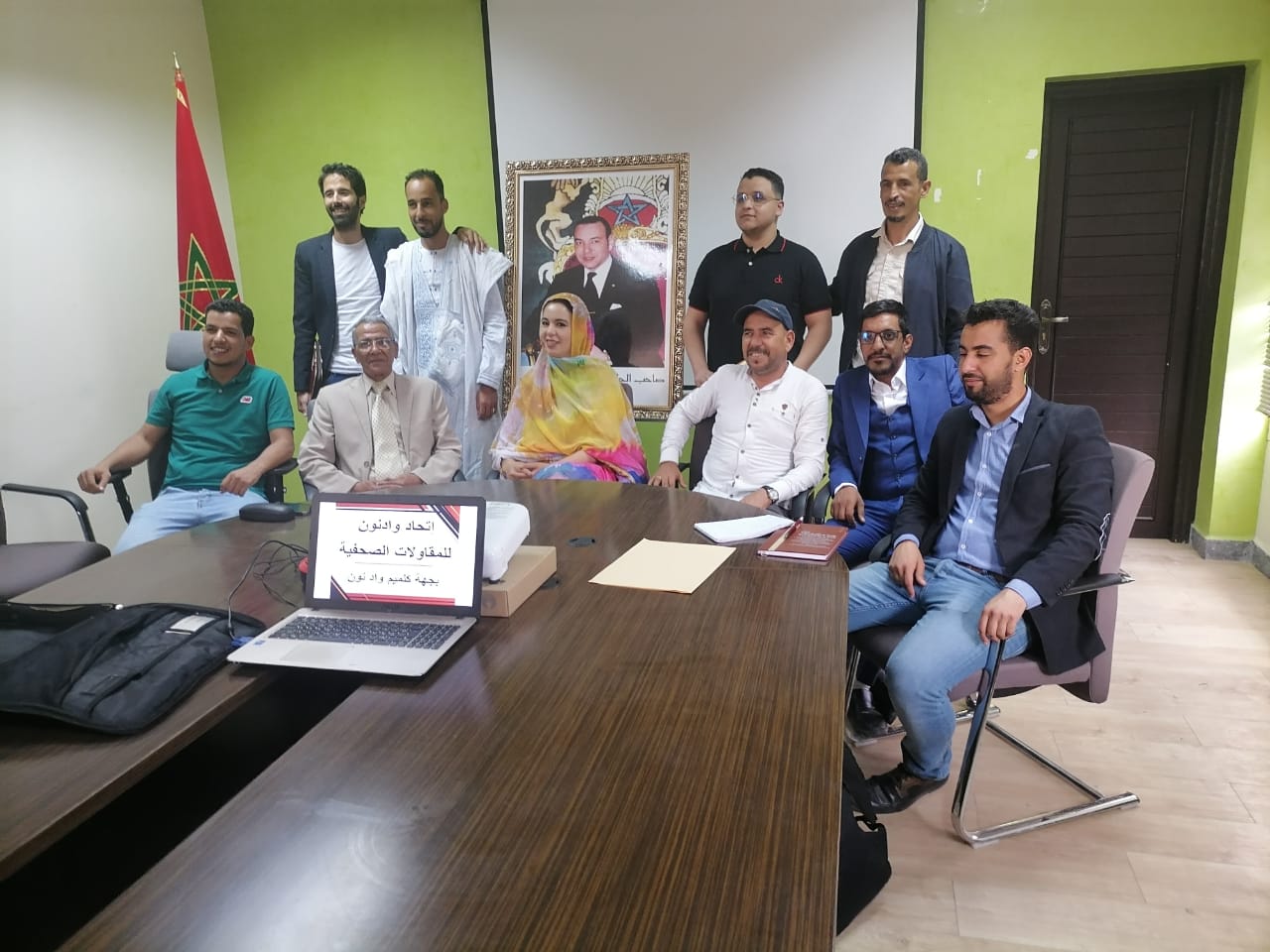 انتخاب الزميلة خديجتو عدي رئيسة لاتحاد وادنون للمقاولات الصحفية بجهة كلميم وادنون