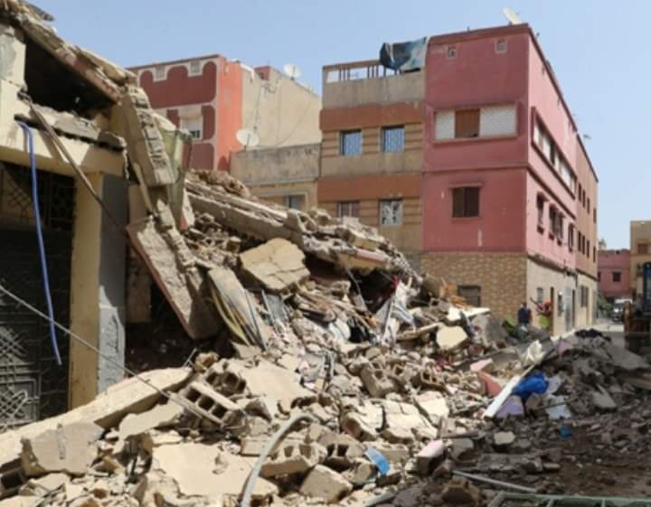 الدار البيضاء.. انهيار عمارة في طور البناء دون تسجيل أضرار بشرية