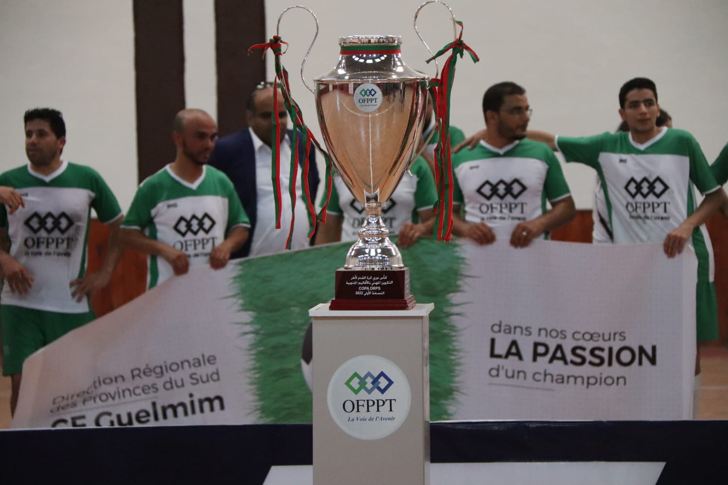 المباراة النهائية للدوري الكروي COPA DRPS المنظم من طرف المديرية الجهوية لمكتب التكوين المهني وإنعاش الشغل بالعيون