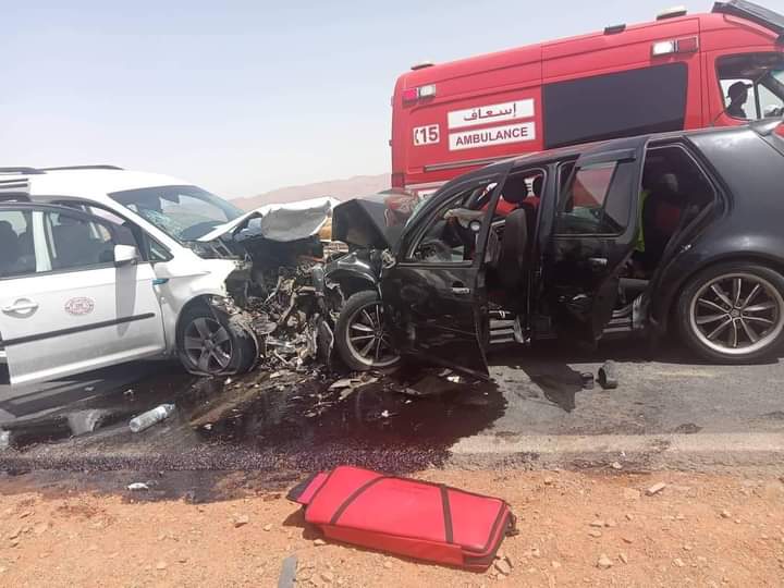 كلميم … محزن حادثة سير مميتة بالطريق رقم واحد