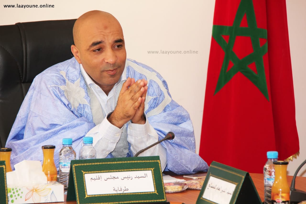 رئيس المجلس الإقليمي لطرفاية يبعث ببرقية تهنئة إلى صاحب الجلالة الملك محمد السادس بمناسبة عيد العرش المجيد