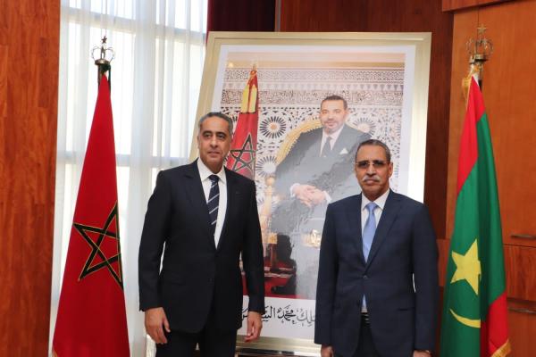السيد عبد اللطيف حموشي المدير العام للأمن الوطني ولمراقبة التراب الوطني يستقبل السيد مسغارو ولد سيدي لغويزي المدير العام للأمن الوطني بالجمهورية الإسلامية الموريتانية
