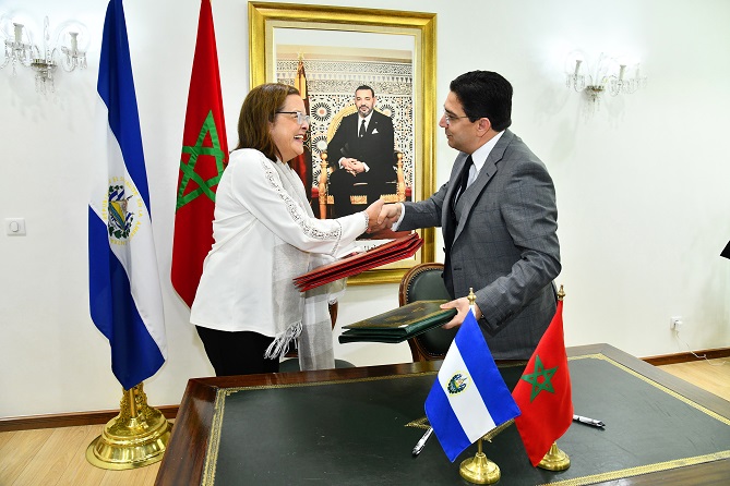 السلفادور تؤكد دعمها لجهود المغرب للتوصل إلى حل سياسي واقعي وعملي ومستدام لقضية الصحراء في احترام للوحدة الترابية والسيادة الوطنية للمملكة