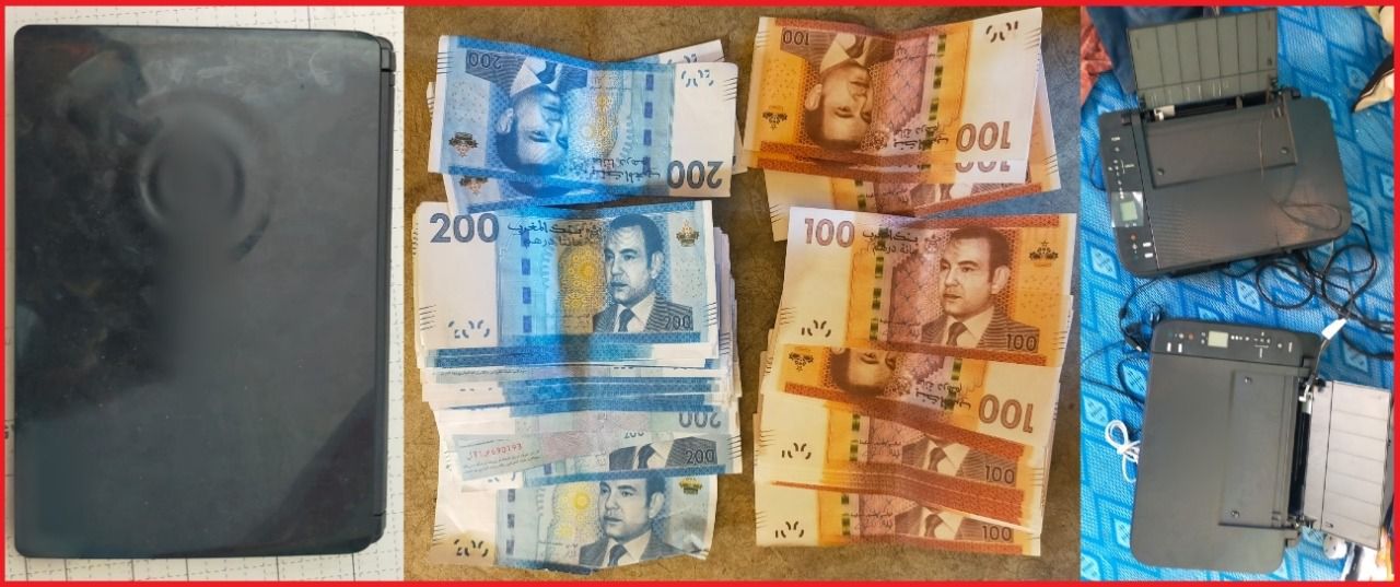 فتح بحث قضائي لتوقيف المتورطين في عملية تزوير أوراق مالية وطنية بقيمة 13 ألف و 200 درهم