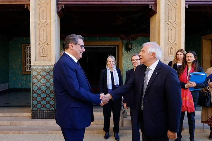 اخنوش يستقبل جوزيب بوريل بالرباط