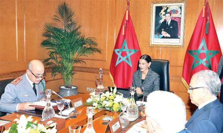 صاحبة السمو الملكي الأميرة للا مريم تترأس اجتماعي مجلسي إدارة المصالح الاجتماعية للقوات المسلحة الملكية ومؤسسة الحسن الثاني للأعمال الاجتماعية لقدماء العسكريين وقدماء المحاربين