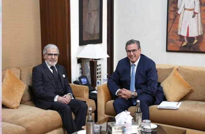 السيد رئيس الحكومة يستقبل والي بنك المغرب