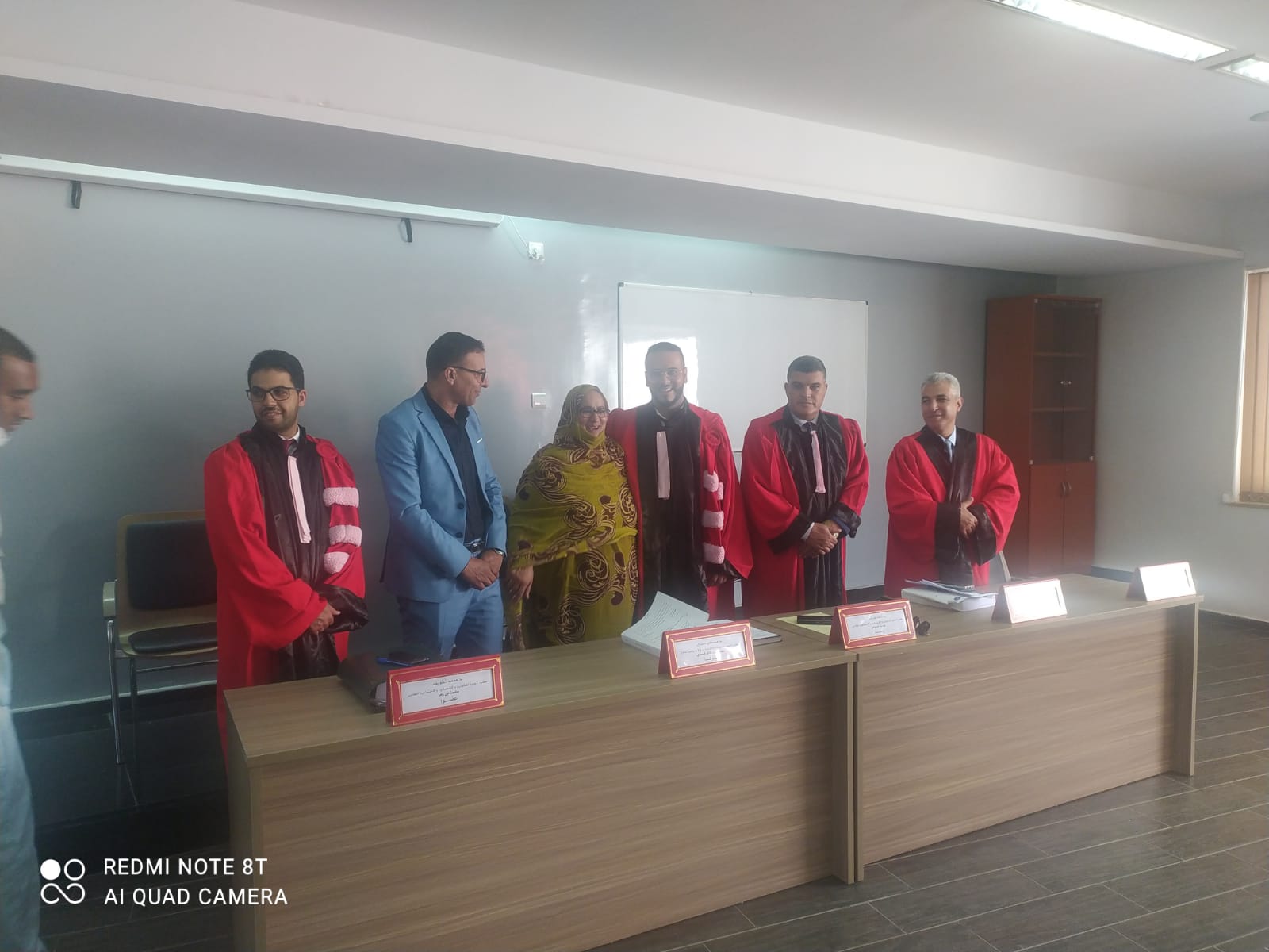 الطالب الباحث ادريس أبو نصر يحصل على الدكتوراه بميزة مشرف جدا مع التوصية بالطبع