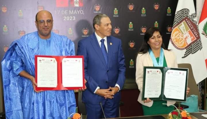 اتفاقية توأمة بين مدينة العيون والبلدية البيروفية