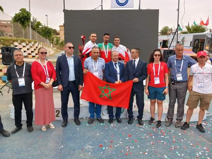 الألعاب الرياضية العربية :  المغرب ثالثا
