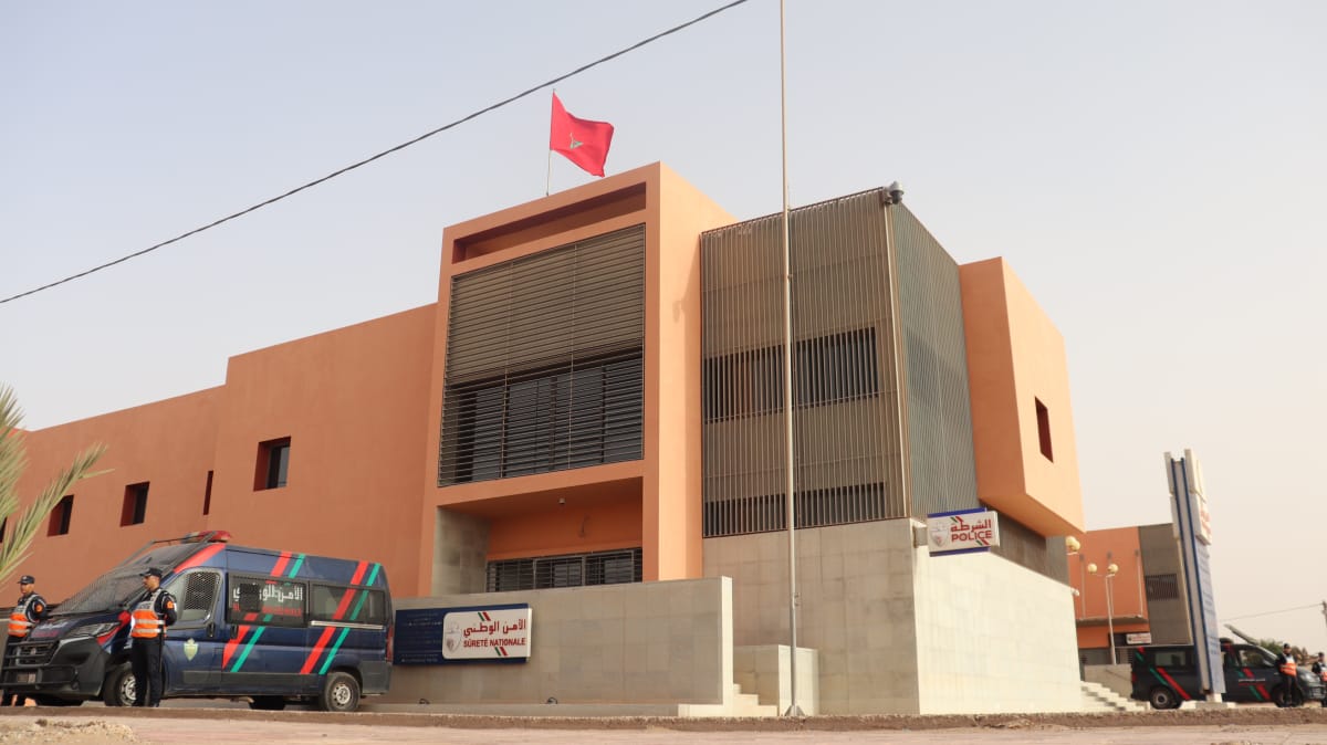 تدشين المقر الجديد للمنطقة الإقليمية للأمن بمدينة طانطان