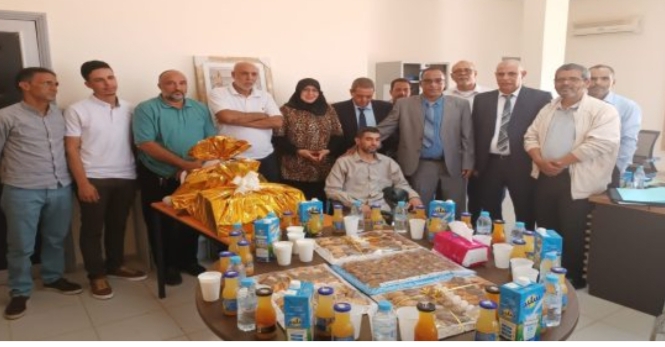 حفل مراسم تسليم واستلام المهام بين رئيسة المصلحة السابقة ورئيس المصلحة الجديد