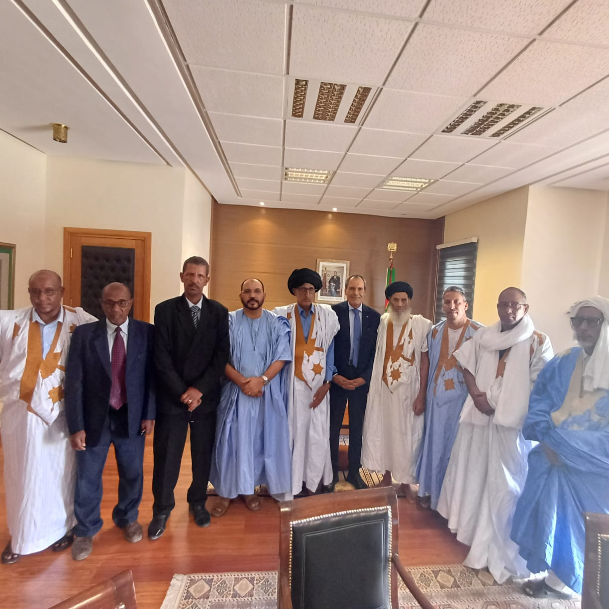 انواكشوط: زوايا ومشيخات تقليدية تقدم واجب العزاء للسفارة المغربية