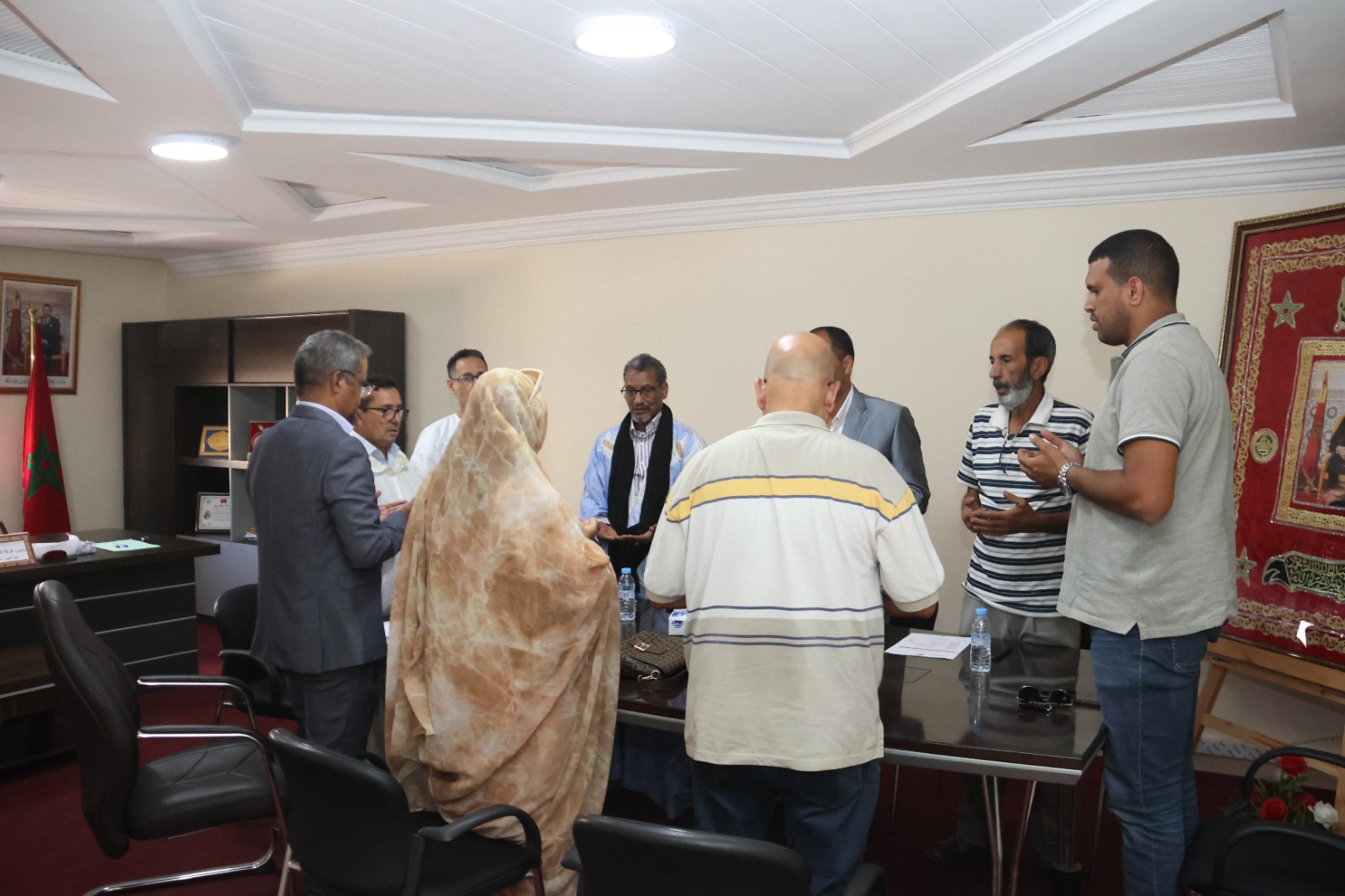 غرفة الصناعة التقليدية بجهة العيون الساقية الحمىراء تدعم المتضررين من الزلزال