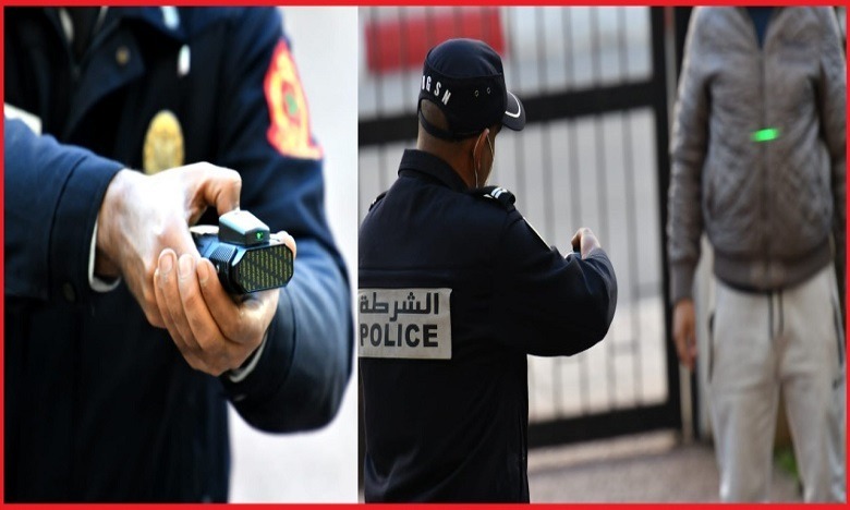 عناصر الشرطة القضائية بمنطقة أمن العيايدة يشهرون أسلحتهم الوظيفية دون اللجوء لاستعمالها