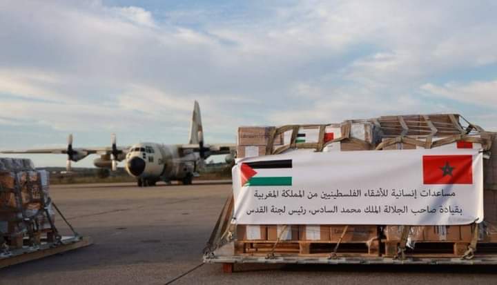 بتعليمات ملكية…طائرات عسكرية محملة بالمساعدات الإنسانية تغادر المغرب بإتجاه غزة