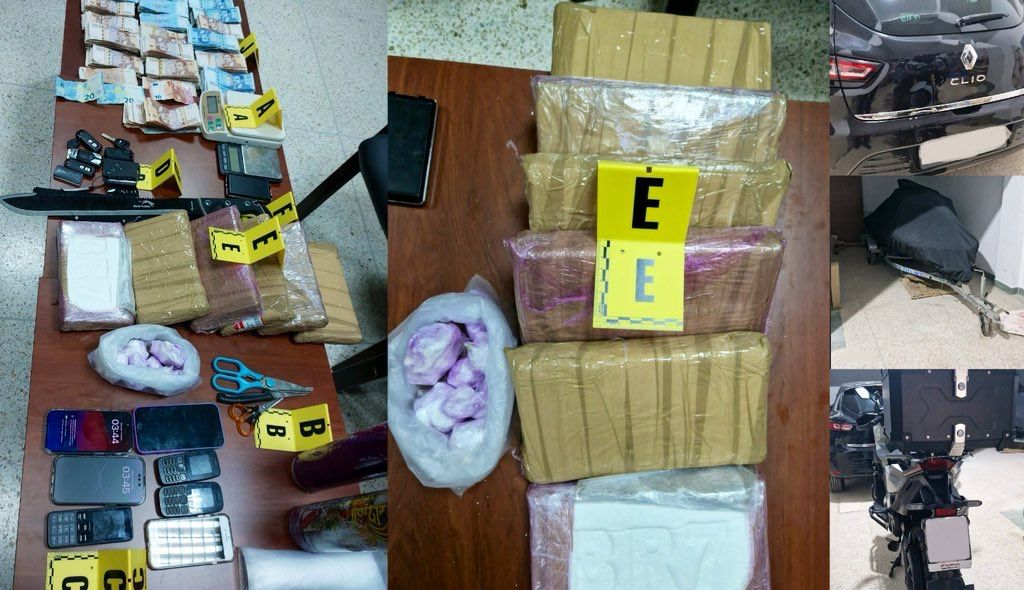 حجز ستة غيلوغرامات و233 غراما من مخدر الكوكايين بطنجة