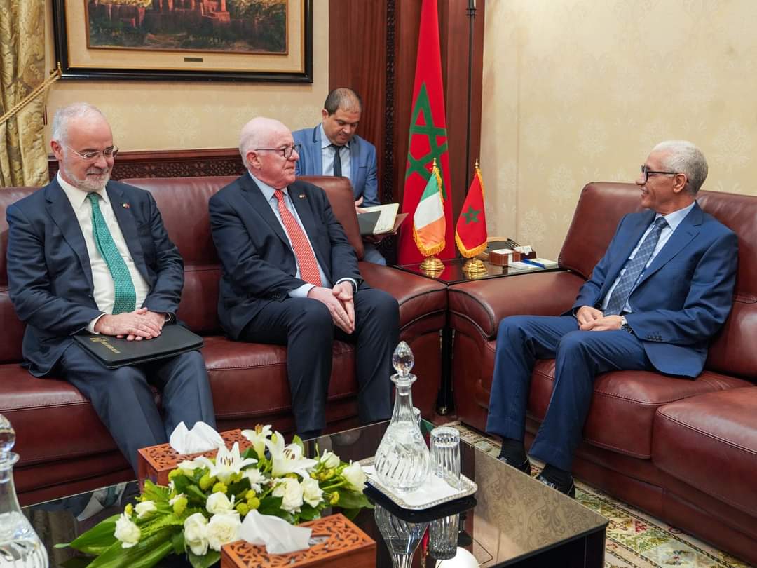 رئيس مجلس النواب يتباحث مع رئيس لجنة الشؤون الخارجية والدفاع بالبرلمان الأيرلندي