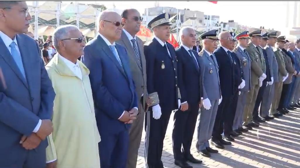 العيون : مراسيم تحية العلم الوطني بساحة المشور