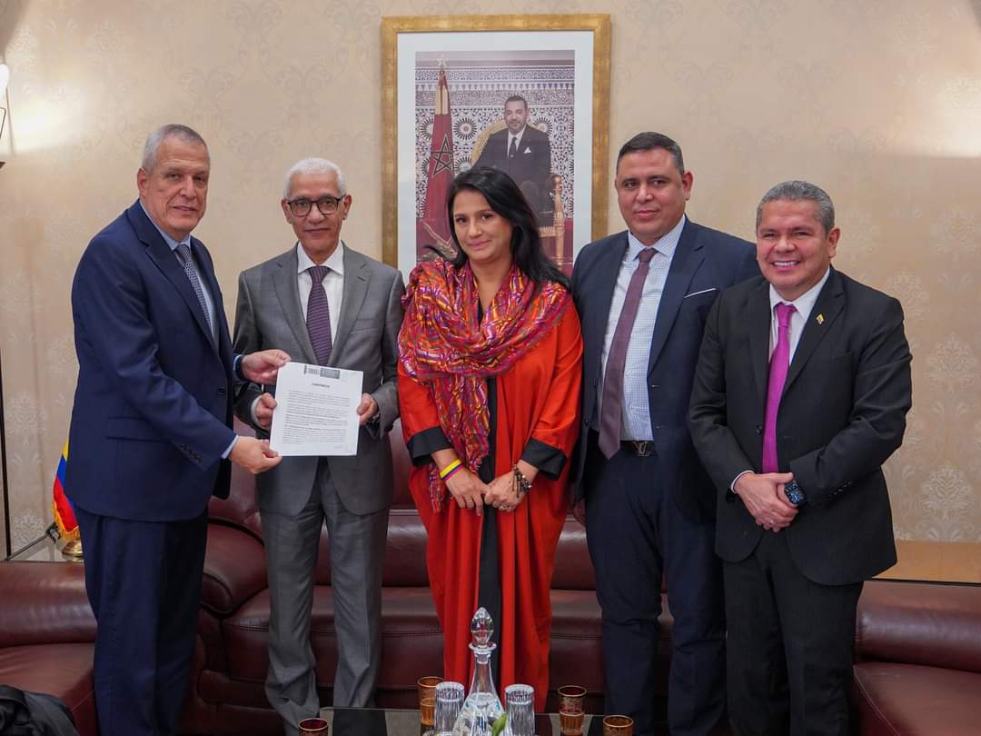 رئيس مجلس النواب يستقبل وفدا عن مجلس الشيوخ بجمهورية كولومبيا