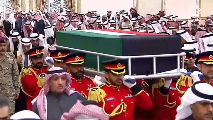 تشييع جثمان أمير الكويت الراحل الشيخ نواف الأحمد الجابر الصباح