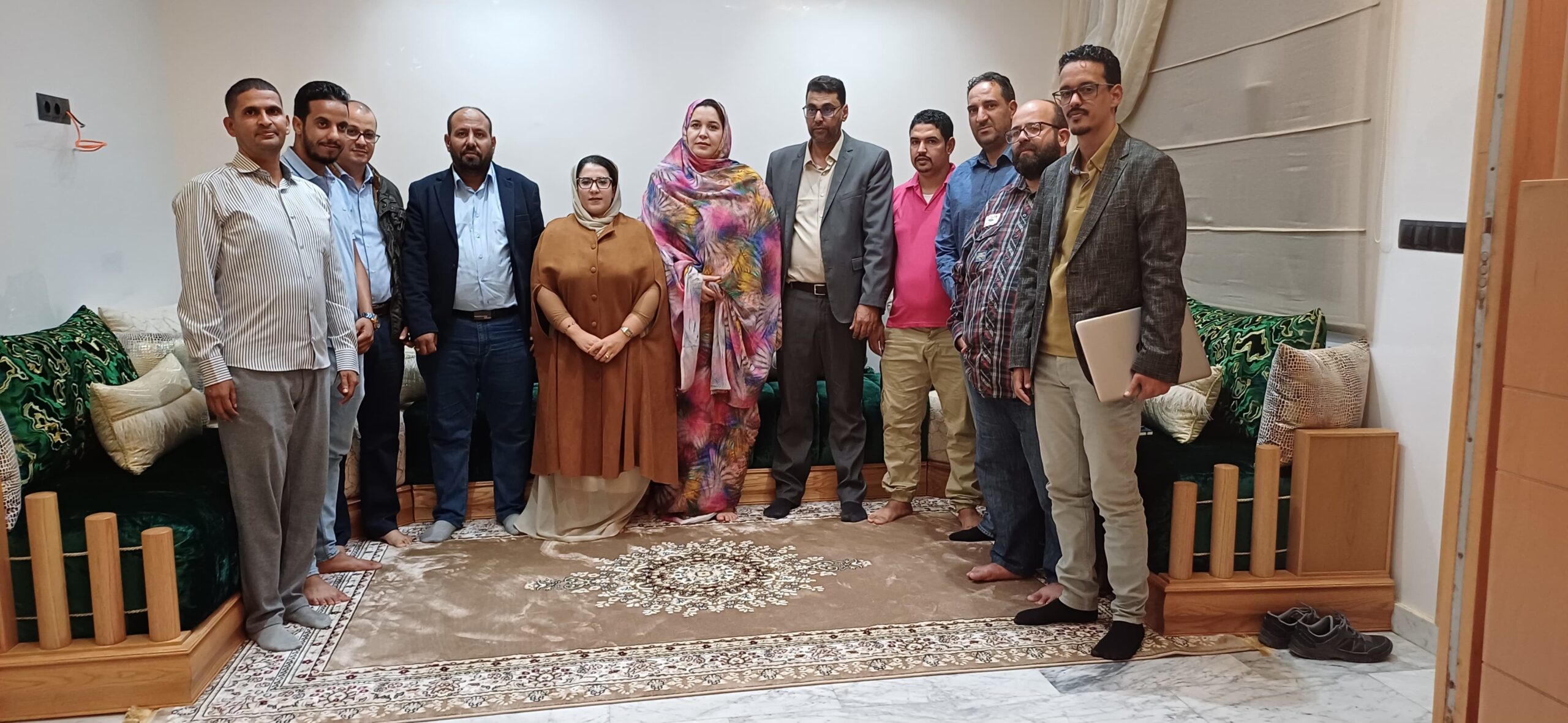 النائبة البرلمانية حياة العريش تستقبل مجموعة من أرباب المقاولات المنضوية تحت لواء الفيدرالية المغربية لناشري الصحف